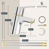 SANTRAS® Waschtischarmatur Magis in Chrom/Edelmessing Produktbild-Vorschau 7