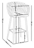 NEW HOME Barhocker LATINA gepolsterter für Wohnzimmer Produktbild-Vorschau 9