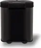 A black sensor trash can with two compartments is shown against a white background. Anteprima dell’immagine prodotto