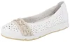 RIEKER Damen Ballerina weiss beige Kunstleder - Größe: 39 Produktbild-Vorschau 2
