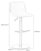 Bronx71 Barhocker Samt Jack taupe 60-82 cm Produktbild-Vorschau 14