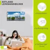 ARTland Leinwandbild Frankfurt am Main Größe: 40x20 cm Produktbild-Vorschau 2