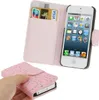 Schutzhülle (Flip Quer) für Handy Apple iPhone 5 / 5s Rosa Produktbild-Vorschau 1