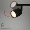 BRILONER Deckenleuchte, Schwenkbar, GU10 Fassung, schwarz, Produktbild-Vorschau 3