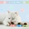 3er-Pack 360° Drehbare Katzenminze Bälle mit Deckel, Katzen Produktbild-Vorschau 6