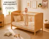 Best For Kids Gitterbett Natur 2 in 1 Patrick 70x140 cm Produktbild-Vorschau 7