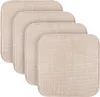 Four beige seat cushions are arranged in a staggered formation against a white background. Anteprima dell’immagine prodotto