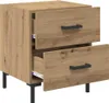 vidaXL Table de nuit Artisan-Chêne 40 x 35 x 47,5 cm Bois Voir les images du produit 5