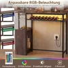 Stolik barowy COSTWAY, stół jadalny z oświetleniem RGB, Podgląd zdjęcia produktu 5