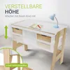 Juskys Kinder Schreibtisch Fietje Plus - Neigungs- & Produktbild-Vorschau 3