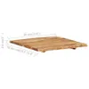 A wooden tabletop with dimensions indicated by measurement lines and text. Anteprima dell’immagine prodotto