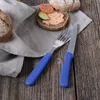 GRÄWE Tafel- Brötchenmesser / Frühstücksmesser Set blau Produktbild-Vorschau 2