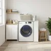 vidaXL Mobile lavatrice bianco 87 x 60 x 89 cm Materiale Anteprima dell’immagine prodotto 3