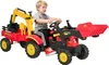 Trettraktor mit Anhänger – Frontlader, verstellbare Produktbild-Vorschau 1