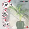 KOTARBAU® 2er Set Blumentopf Keramik rund ⌀ 21 cm Höhe: 22 Produktbild-Vorschau 4