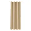 Tenda beige 140x145 cm con occhielli – tenda oscurante in Anteprima dell’immagine prodotto 1