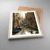 Gerahmtes Poster - Rahmen in heller Eiche - Venedig Brücke Produktbild-Vorschau 3