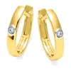 Orolino Ohrringe 585/- Gold 1,4cm gelb Brillant weiß Produktbild-Vorschau 2