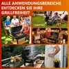Sunjas Holzkohlegrill Portable, Tischgrill Campinggrill mit Produktbild-Vorschau 5