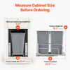 VEVOR wysuwany kosz na śmieci (27 Qt x 2), podwójny kosz na Podgląd zdjęcia produktu 5