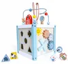 Drewniana kostka edukacyjna sorter +klocki ECOTOYS Podgląd zdjęcia produktu 8
