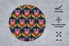 MuchoWow® Mauspad Mousepad Retro - Tulpe - Abstrakt - Produktbild-Vorschau 3