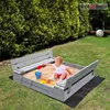Pískoviště KOTARBAU® s krytem 140 x 140 cm Dřevěné Náhled obrázku produktu 2