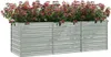 vidaXL Letto da giardino rialzato 240x80x77 cm Acciaio Anteprima dell’immagine prodotto 3
