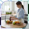 Zweistöckiger Metallkorb für Obst und Gemüse mit Produktbild-Vorschau 6