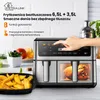 Extralink Air Fryer Dual Basket 10 l frytkownica Podgląd zdjęcia produktu 2