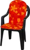 Auflage Monoblock hoch 0464 rot-orange 92x44x3,5 cm KETTtex Produktbild-Vorschau 2
