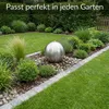 Kugelbrunnen aus matt gebürstetem Edelstahl D: 38 cm – Produktbild-Vorschau 6