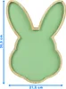 Plateau de Pâques Plateaux Assiettes Décoration Lapin de Voir les images du produit 3