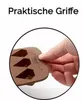 GKA Silikon Schokoladenform Pralinenform mit 24 Formen Herz Produktbild-Vorschau 7