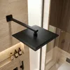 Rea Čtvercová Duschbrause, Modell JS-P015B, 25 cm, Schwarz Produktbild-Vorschau 5