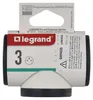LEGRAND Revolution Rozbočovací zásuvka 3× kulatá Náhled obrázku produktu