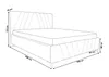 VENASI Glamour Bett Chesterfield 180x200 Samtbett Produktbild-Vorschau 6