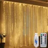 Salcar LED Lichterkette Lichtervorhang 3X3 m 200 LED Produktbild-Vorschau 1