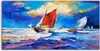 Coloray Acrylbild 100x50  Wandbild Acrylbilder Segeln Produktbild-Vorschau 1