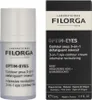A product shot of a Filorga Optim-Eyes eye contour cream tube and its packaging. Náhled obrázku produktu