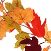 com-four® 2x Herbstgirlande aus künstlichen Ahornblättern - Produktbild-Vorschau 8