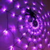 LED Spinnennetz Licht Halloween Lila Lichterkette 8 Produktbild-Vorschau 4