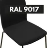 Albatros Esszimmerstühle 4er Set ENNA, schwarz - stapelbar, Produktbild-Vorschau 6