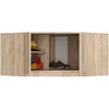 Garderoben Regal Sonoma Eiche S100 100 cm mit 3 Regalen und Produktbild-Vorschau 2