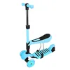 2-in-1 Kinder Roller Scooter mit Abnehmbarem Sitz Produktbild-Vorschau 1