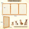COSTWAY Barrière de sécurité pour chiens en 3 parties, Voir les images du produit 3