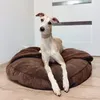 4L Textil Hundebett große Hunde waschbar Hundehöhle Produktbild-Vorschau 6