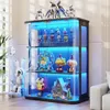 BROTTAR Glasvitrine mit Rundbogen,Schwarz, LED mit Produktbild-Vorschau 1