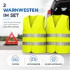 2x Warnwesten Auto gelb ISO20471 - Pannenweste 2025 & 2026 Produktbild-Vorschau 2