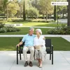 Gartenbank MALLORCA mit Sitzkissen | in Holzoptik, Produktbild-Vorschau 8
